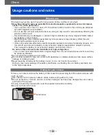 Предварительный просмотр 159 страницы Panasonic DMC-TZ35 Operating Instructions Manual