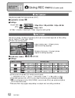 Preview for 52 page of Panasonic DMC-TZ3S - Lumix Digital Camera Operating Instructions Manual