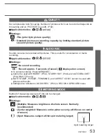 Preview for 53 page of Panasonic DMC-TZ3S - Lumix Digital Camera Operating Instructions Manual