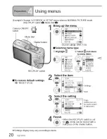 Preview for 20 page of Panasonic DMC-TZ4S - Lumix Digital Camera Operating Instructions Manual