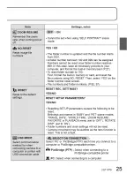 Preview for 25 page of Panasonic DMC-TZ4S - Lumix Digital Camera Operating Instructions Manual