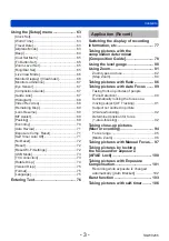 Предварительный просмотр 3 страницы Panasonic DMC-TZ71 Operating Instructions For Advanced Features