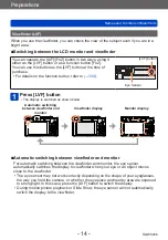 Предварительный просмотр 14 страницы Panasonic DMC-TZ71 Operating Instructions For Advanced Features