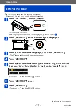 Предварительный просмотр 28 страницы Panasonic DMC-TZ71 Operating Instructions For Advanced Features