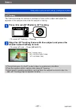 Предварительный просмотр 41 страницы Panasonic DMC-TZ71 Operating Instructions For Advanced Features