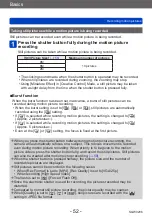 Предварительный просмотр 52 страницы Panasonic DMC-TZ71 Operating Instructions For Advanced Features