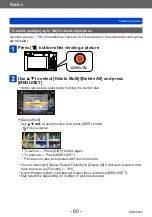 Предварительный просмотр 60 страницы Panasonic DMC-TZ71 Operating Instructions For Advanced Features