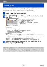 Предварительный просмотр 76 страницы Panasonic DMC-TZ71 Operating Instructions For Advanced Features