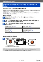 Предварительный просмотр 134 страницы Panasonic DMC-TZ71 Operating Instructions For Advanced Features