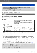 Предварительный просмотр 142 страницы Panasonic DMC-TZ71 Operating Instructions For Advanced Features