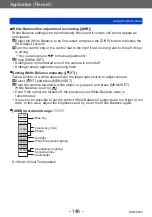 Предварительный просмотр 146 страницы Panasonic DMC-TZ71 Operating Instructions For Advanced Features