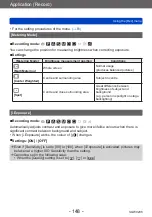 Предварительный просмотр 148 страницы Panasonic DMC-TZ71 Operating Instructions For Advanced Features