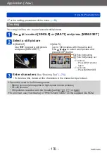 Предварительный просмотр 176 страницы Panasonic DMC-TZ71 Operating Instructions For Advanced Features