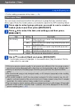 Предварительный просмотр 180 страницы Panasonic DMC-TZ71 Operating Instructions For Advanced Features