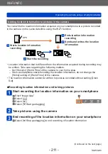 Предварительный просмотр 211 страницы Panasonic DMC-TZ71 Operating Instructions For Advanced Features