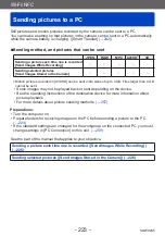 Предварительный просмотр 223 страницы Panasonic DMC-TZ71 Operating Instructions For Advanced Features