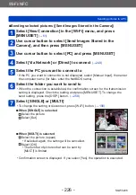 Предварительный просмотр 226 страницы Panasonic DMC-TZ71 Operating Instructions For Advanced Features