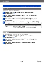 Предварительный просмотр 248 страницы Panasonic DMC-TZ71 Operating Instructions For Advanced Features