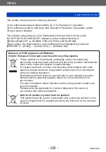 Предварительный просмотр 305 страницы Panasonic DMC-TZ71 Operating Instructions For Advanced Features