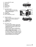 Preview for 11 page of Panasonic DMC-ZR3A Operating Instructions Manual