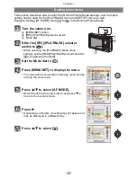 Preview for 56 page of Panasonic DMC-ZR3A Operating Instructions Manual