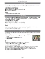 Preview for 97 page of Panasonic DMC-ZR3A Operating Instructions Manual