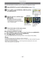Preview for 175 page of Panasonic DMC-ZR3A Operating Instructions Manual