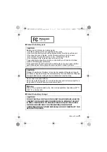 Предварительный просмотр 5 страницы Panasonic DMC-ZR3S Basic Operating Instructions Manual