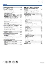 Preview for 6 page of Panasonic DMC-ZS110 Operating Instructions For Advanced Features