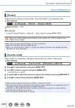 Preview for 299 page of Panasonic DMC-ZS110 Operating Instructions For Advanced Features