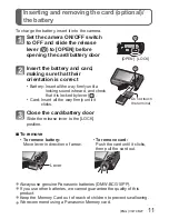 Предварительный просмотр 11 страницы Panasonic DMC-ZS15K Basic Owner'S Manual