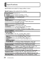 Preview for 20 page of Panasonic DMC-ZS25K Basic Owner'S Manual