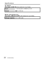 Preview for 22 page of Panasonic DMC-ZS25K Basic Owner'S Manual