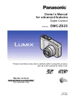 Panasonic DMC-ZS25K Owner'S Manual preview