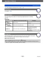 Preview for 102 page of Panasonic DMC-ZS25K Owner'S Manual