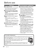 Preview for 10 page of Panasonic DMC-ZS3 - Lumix 10MP Digital Camera Operating Instructions Manual