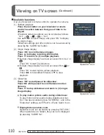 Preview for 110 page of Panasonic DMC-ZS3 - Lumix 10MP Digital Camera Operating Instructions Manual