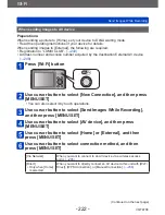 Preview for 222 page of Panasonic DMC-ZS30 Owner'S Manual