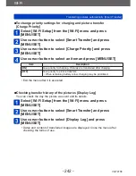 Preview for 242 page of Panasonic DMC-ZS30 Owner'S Manual