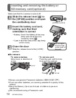 Preview for 14 page of Panasonic DMC-ZS30W Basic Owner'S Manual