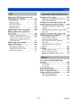 Предварительный просмотр 7 страницы Panasonic DMC-ZS40 Operating Instructions Manual