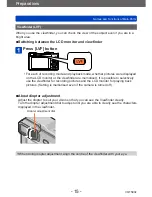 Предварительный просмотр 15 страницы Panasonic DMC-ZS40 Operating Instructions Manual