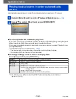 Предварительный просмотр 164 страницы Panasonic DMC-ZS40 Operating Instructions Manual