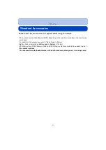 Предварительный просмотр 7 страницы Panasonic DMC-ZS45 Owner'S Manual