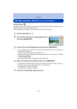 Предварительный просмотр 73 страницы Panasonic DMC-ZS45 Owner'S Manual