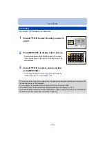 Предварительный просмотр 112 страницы Panasonic DMC-ZS45 Owner'S Manual