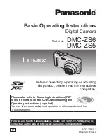 Preview for 1 page of Panasonic DMC-ZS5K Basic Operating Instructions Manual