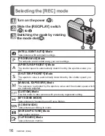 Preview for 16 page of Panasonic DMC-ZS5K Basic Operating Instructions Manual