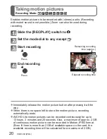 Preview for 20 page of Panasonic DMC-ZS7A Basic Operating Instructions Manual