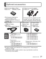 Preview for 27 page of Panasonic DMC-ZS7A Basic Operating Instructions Manual